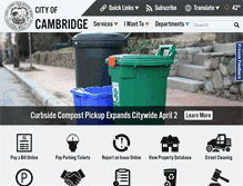 Tablet Screenshot of cambridgema.gov